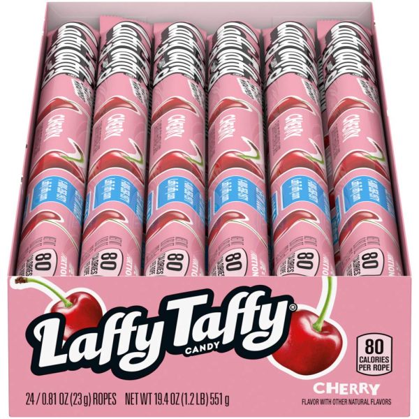 Laffy Taffy Rope. Cherry. 0.81 oz. (Pack of 24)
